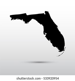 Map of the U.S. state of Florida