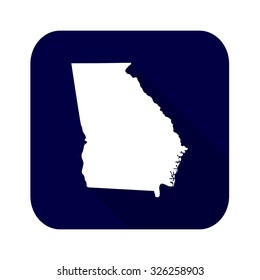 map of the U.S. state of Georgia 