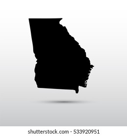 Map of the U.S. state of Georgia