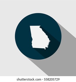 map of the U.S. state of Georgia.