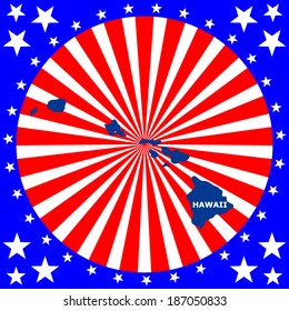 map of the U.S. state of Hawaii
