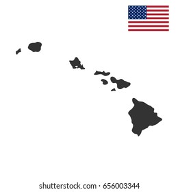 map of the U.S. state of Hawaii 