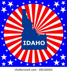 map of the U.S. state of Idaho