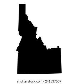 map of the U.S. state of Idaho 
