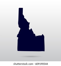 Map of the U.S. state of Idaho