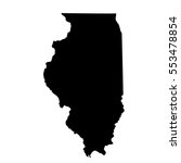 map of the U.S. state of Illinois.