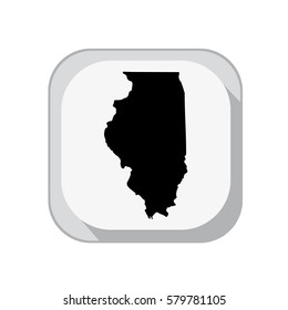 Map of the U.S. state of Illinois.