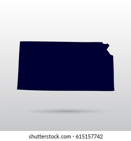 Map of the U.S. state of Kansas