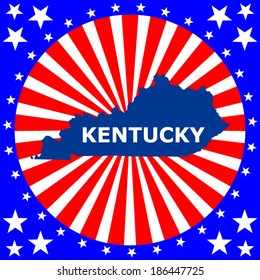 map of the U.S. state of Kentucky