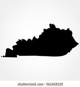 map of the U.S. state of Kentucky .