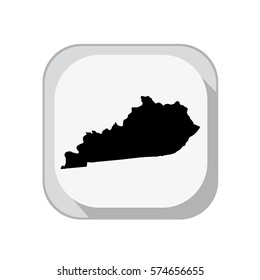 Map of the U.S. state of Kentucky.