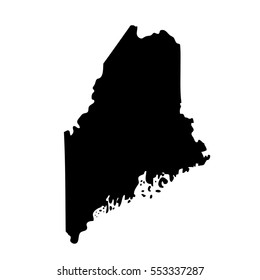 map of the U.S. state of Maine