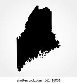 map of the U.S. state  Maine