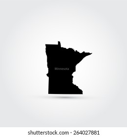 Map of the U.S. state of Minnesota