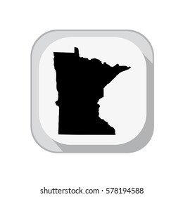 Map of the U.S. state of Minnesota.