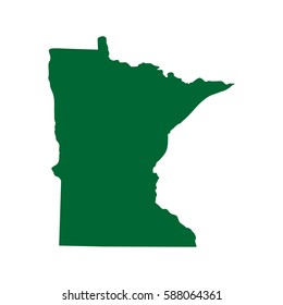 map of the U.S. state of Minnesota 