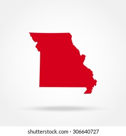 map of the U.S. state of Missouri 