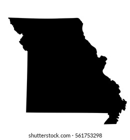 map of the U.S. state of Missouri