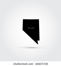 Map of the U.S. state of Nevada 