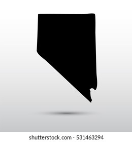 Map of the U.S. state of Nevada