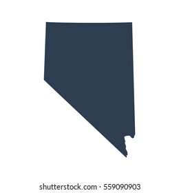 map of the U.S. state of Nevada 