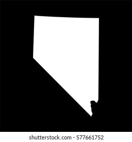 map of the U.S. state of Nevada 