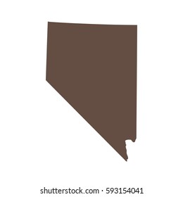 map of the U.S. state of Nevada 