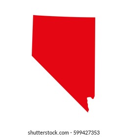 map of the U.S. state of Nevada 