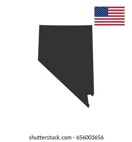 map of the U.S. state of Nevada 