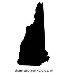 map of the U.S. state of New Hampshire