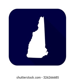 map of the U.S. state of New Hampshire
