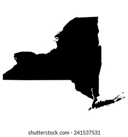 map of the U.S. state of New York 