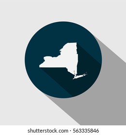 Map of the U.S. state of New York