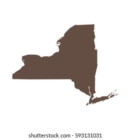 map of the U.S. state of New York
