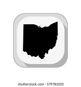 Map of the U.S. state of Ohio