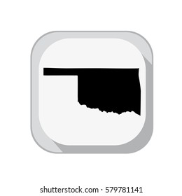 Map of the U.S. state of Oklahoma