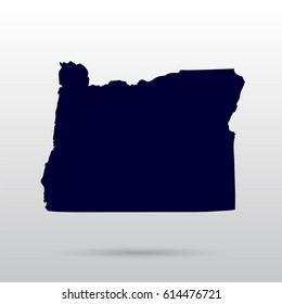 Map of the U.S. state of Oregon
