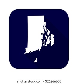 map of the U.S. state of Rhode Island 