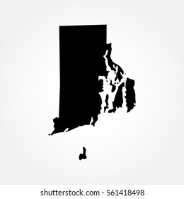 map of the U.S. state of Rhode Island .