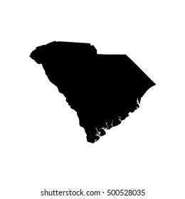 Map of the U.S. state of South Carolina