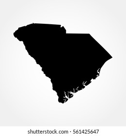 map of the U.S. state of South Carolina .