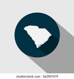 Map of the U.S. state of South Carolina