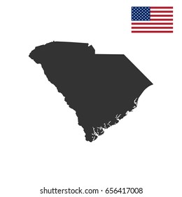 map of the U.S. state of South Carolina 