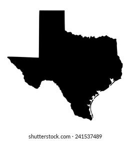 map of the U.S. state of Texas 