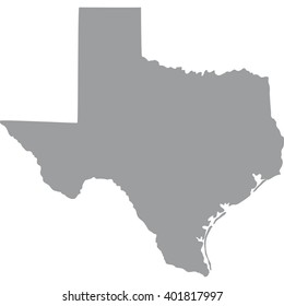 map of the U.S. state of Texas 