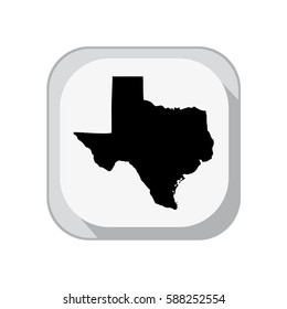 Map of the U.S. state of Texas.