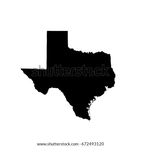 map of the U.S. state Texas