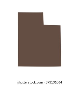 map of the U.S. state of Utah 