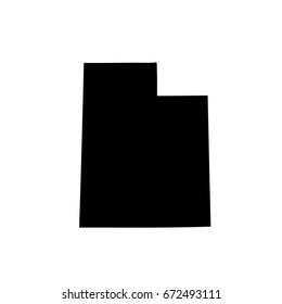 map of the U.S. state Utah