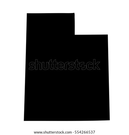 map of the U.S. state of Utah 